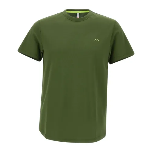 Sun68 - Tops > T-Shirts - Green - Sun68 - Modalova