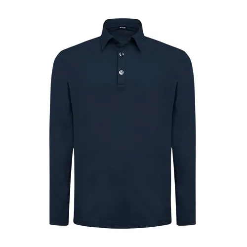Kiton - Tops > Polo Shirts - Blue - Kiton - Modalova