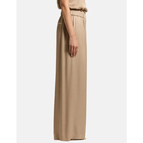 Trousers > Wide Trousers - - Peserico - Modalova