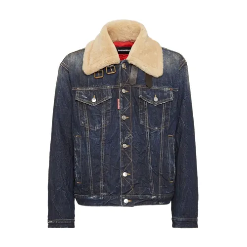 Jackets > Denim Jackets - - Dsquared2 - Modalova