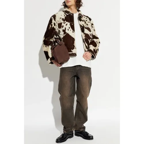 Jackets > Leather Jackets - - Represent - Modalova