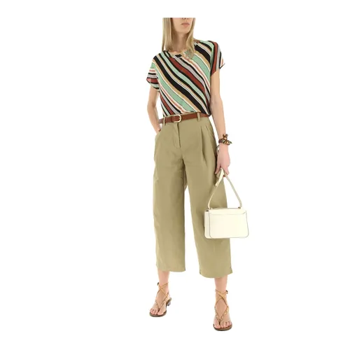 Trousers > Cropped Trousers - - Aspesi - Modalova