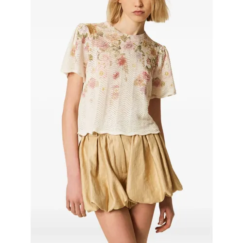Knitwear > Round-neck Knitwear - - Twinset - Modalova