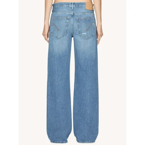 Jeans > Wide Jeans - - Dondup - Modalova