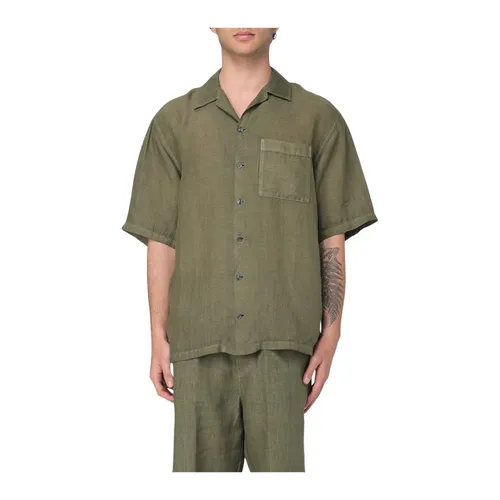 Shirts > Short Sleeve Shirts - - 120% Lino - Modalova