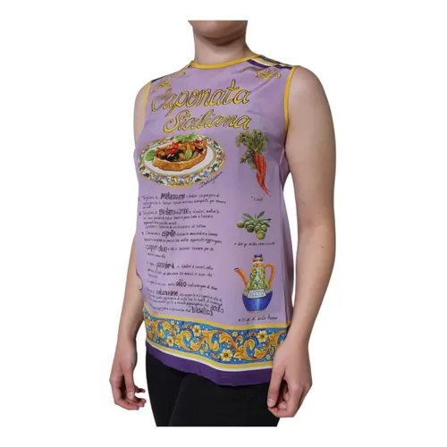 Tops > Sleeveless Tops - - Dolce & Gabbana - Modalova