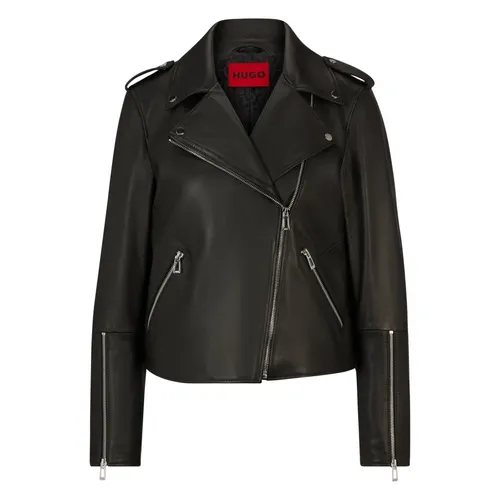 Jackets > Leather Jackets - - Hugo - Modalova