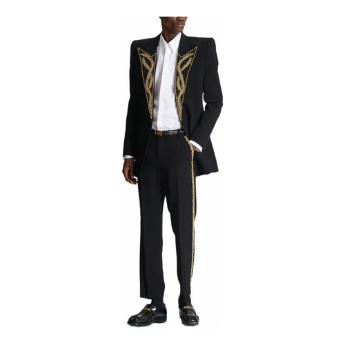 Trousers > Straight Trousers - - Balmain - Modalova