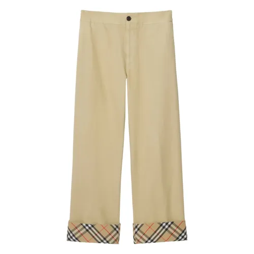 Trousers > Straight Trousers - - Burberry - Modalova