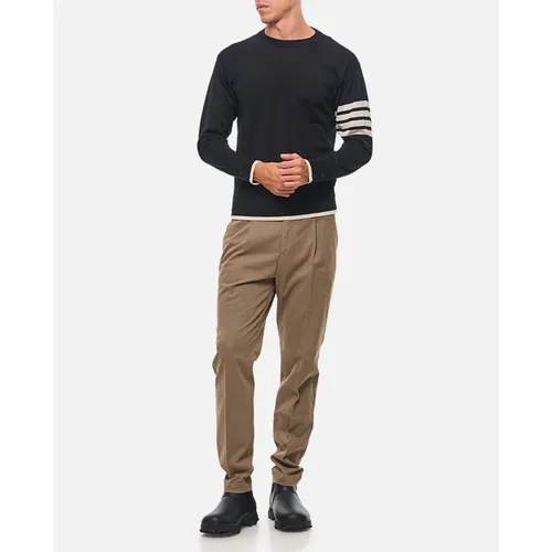 Pt01 - Trousers > Chinos - Brown - Pt01 - Modalova