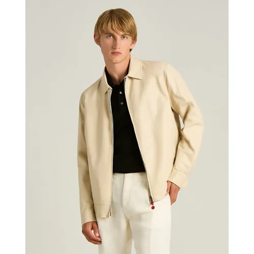 Jackets > Leather Jackets - - Kiton - Modalova