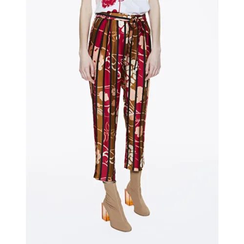 Trousers > Cropped Trousers - - Manila Grace - Modalova