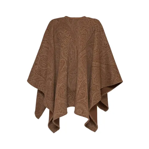 Etro - Jackets > Capes - Brown - Etro - Modalova