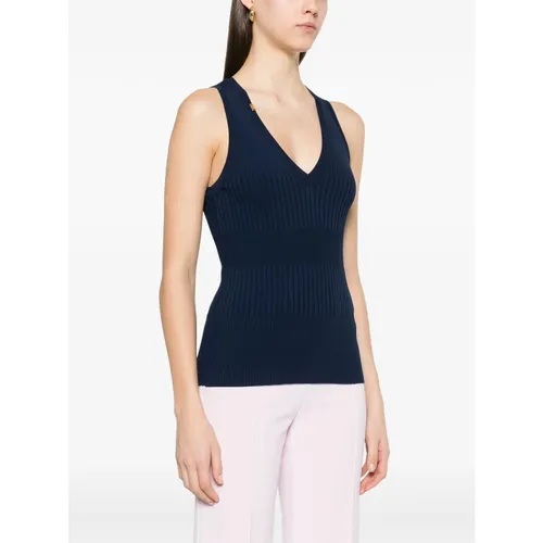 Tops > Sleeveless Tops - - Elisabetta Franchi - Modalova