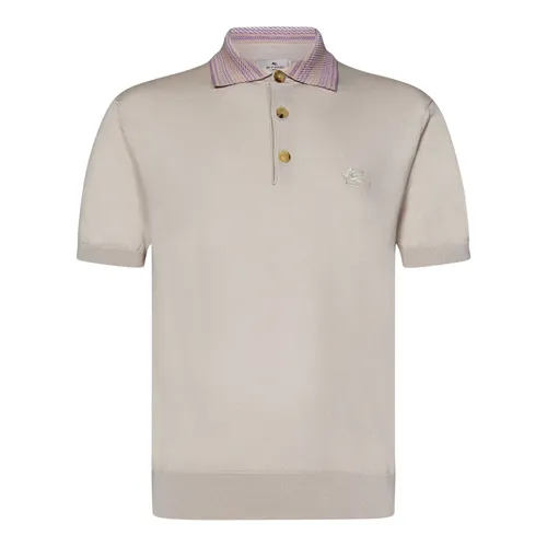 Etro - Tops > Polo Shirts - Beige - Etro - Modalova