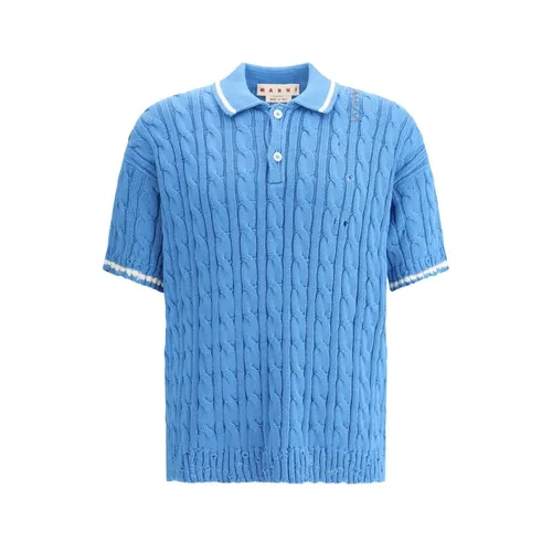 Marni - Tops > Polo Shirts - Blue - Marni - Modalova