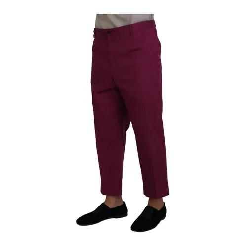 Trousers > Cropped Trousers - - Dolce & Gabbana - Modalova