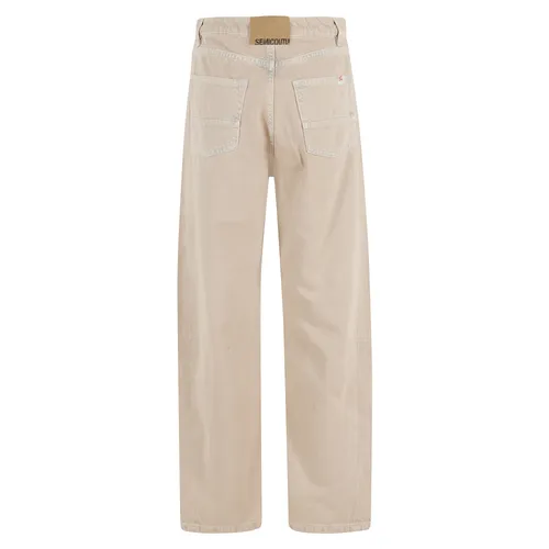 Jeans > Straight Jeans - - Semicouture - Modalova