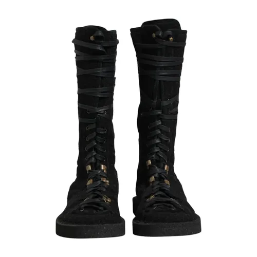Shoes > Boots > Lace-up Boots - - Dolce & Gabbana - Modalova