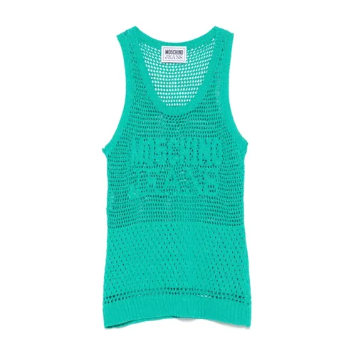 Tops > Sleeveless Tops - - Moschino - Modalova