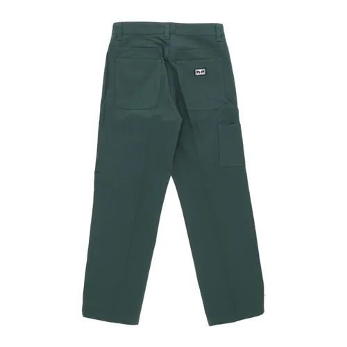 Trousers > Straight Trousers - - Obey - Modalova