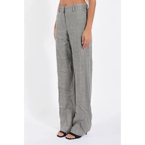 Trousers > Wide Trousers - - Msgm - Modalova
