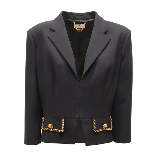 Jackets > Blazers - - Elisabetta Franchi - Modalova