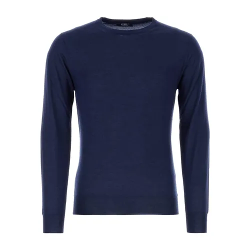 Knitwear > Round-neck Knitwear - - Fedeli - Modalova
