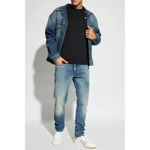 Diesel - Tops > T-Shirts - Black - Diesel - Modalova