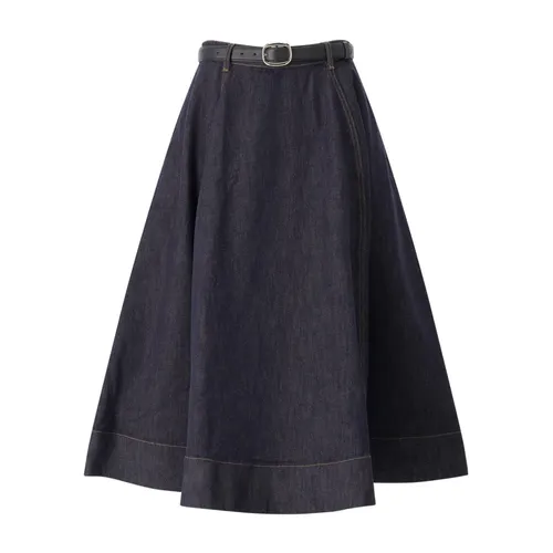 Skirts > Denim Skirts - - Self Portrait - Modalova