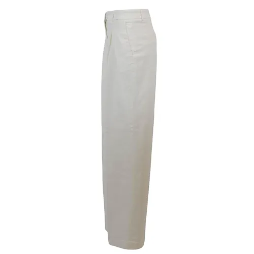 Trousers > Wide Trousers - - Peserico - Modalova