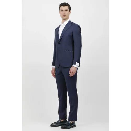 Suits > Suit Sets > Single Breasted Suits - - Luigi Bianchi Mantova - Modalova