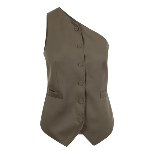 Jackets > Vests - - Federica Tosi - Modalova