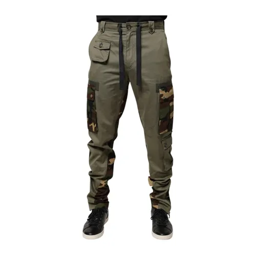 Trousers > Slim-fit Trousers - - Dolce & Gabbana - Modalova