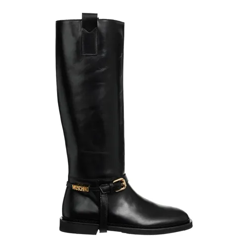 Shoes > Boots > High Boots - - Moschino - Modalova