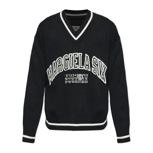 Knitwear > V-neck Knitwear - - MM6 Maison Margiela - Modalova