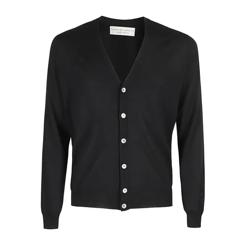 Knitwear > Cardigans - - Filippo De Laurentiis - Modalova