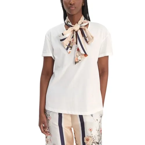 Liu Jo - Tops > T-Shirts - Beige - Liu Jo - Modalova