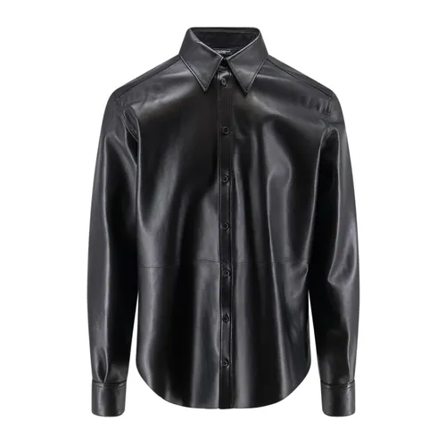 Jackets > Leather Jackets - - Dolce & Gabbana - Modalova
