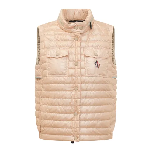 Moncler - Jackets > Vests - Pink - Moncler - Modalova
