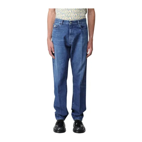Jeans > Straight Jeans - - Versace - Modalova