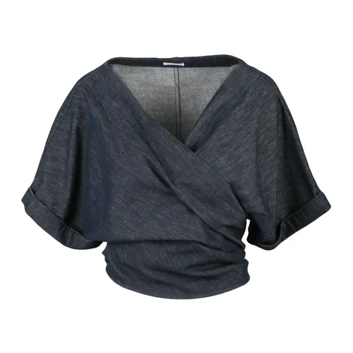 Blouses & Shirts > Kimonos - - Brunello Cucinelli - Modalova