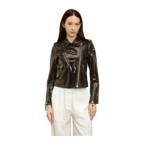 Jackets > Leather Jackets - - Blauer - Modalova