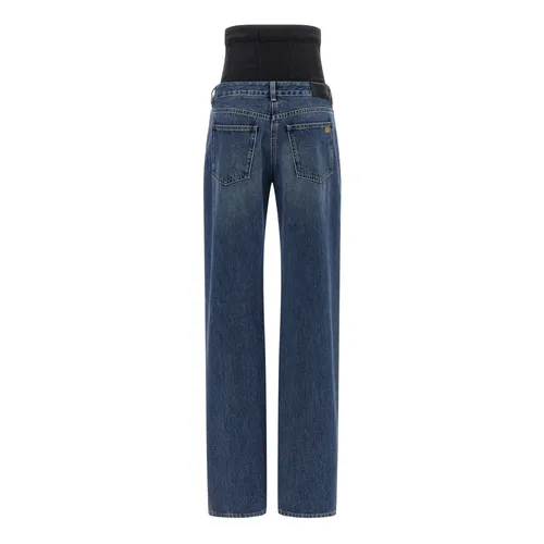Jeans > Straight Jeans - - Elisabetta Franchi - Modalova