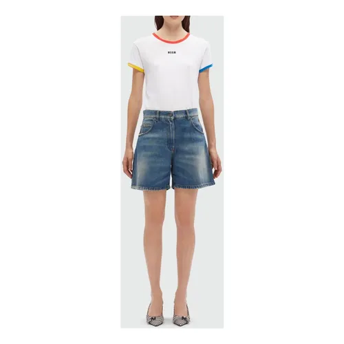 Shorts > Denim Shorts - - Msgm - Modalova