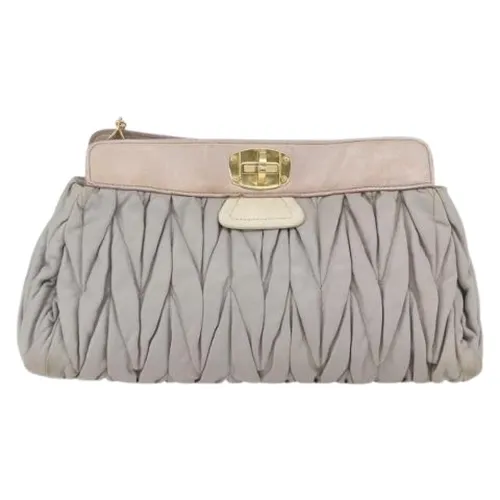 Pre-owned > Pre-owned Bags > Pre-owned Clutches - - Miu Miu Pre-owned - Modalova