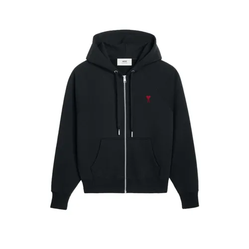 Sweatshirts & Hoodies > Zip-throughs - - Ami Paris - Modalova