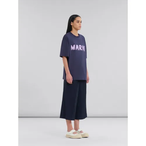 Marni - Tops > T-Shirts - Blue - Marni - Modalova
