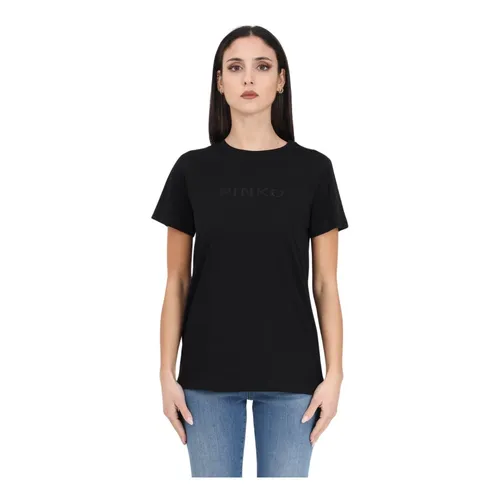 Pinko - Tops > T-Shirts - Black - Pinko - Modalova