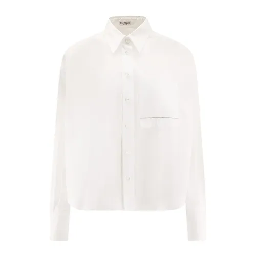 Blouses & Shirts > Shirts - - Brunello Cucinelli - Modalova